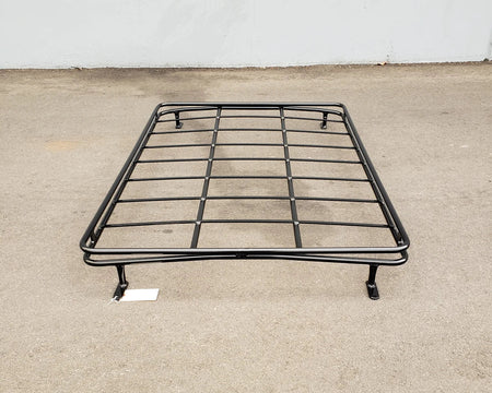 TOM-EMERGE2PASS-49RR3 Tomberlin Emerge 2 Passenger Roof Rack in black metal designed for custom fabrication for golf carts, ideal for carrying cargo and accessories.