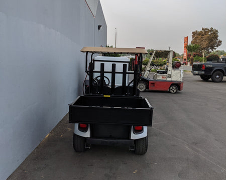 5-Tube Rear Tool Rack for Golf Carts showing the mounting features.