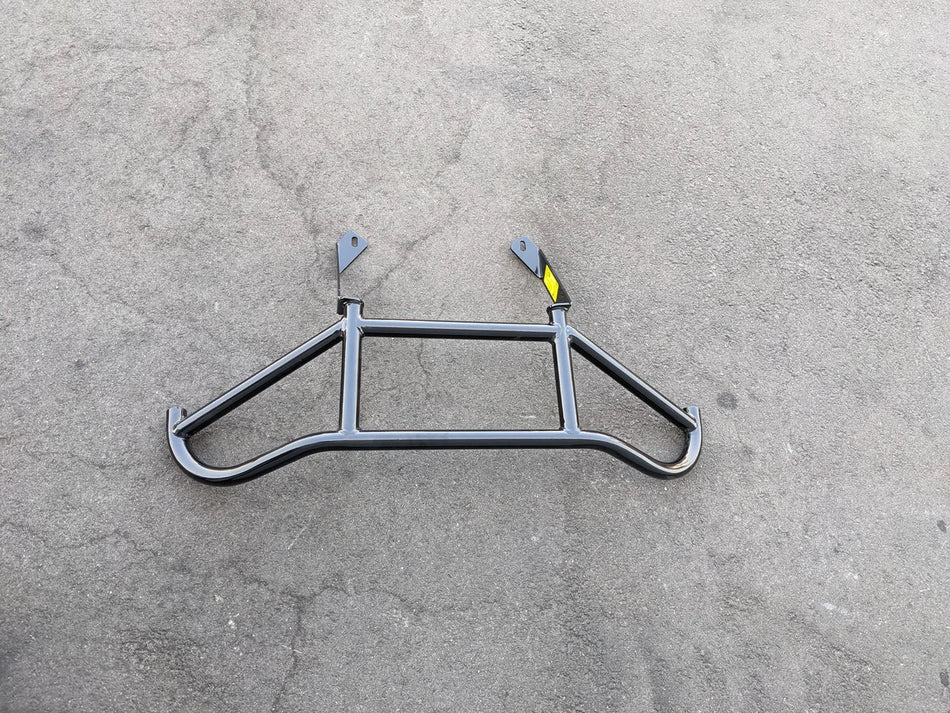 TOM-EMERGE-E2-BG TOMBERLIN EMERGE E2 BRUSH GUARD made from durable metal tubing, designed for custom fabrication on golf carts to provide front-end protection and utility.