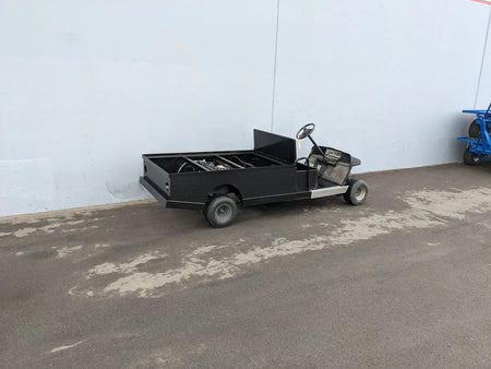 YAM-UMAX-ST-FLAT-72 Yamaha Umax 6 foot Flatbed Conversion custom fabricated for golf carts, featuring a durable flatbed cargo area ideal for utility and specialty golf cart beds.