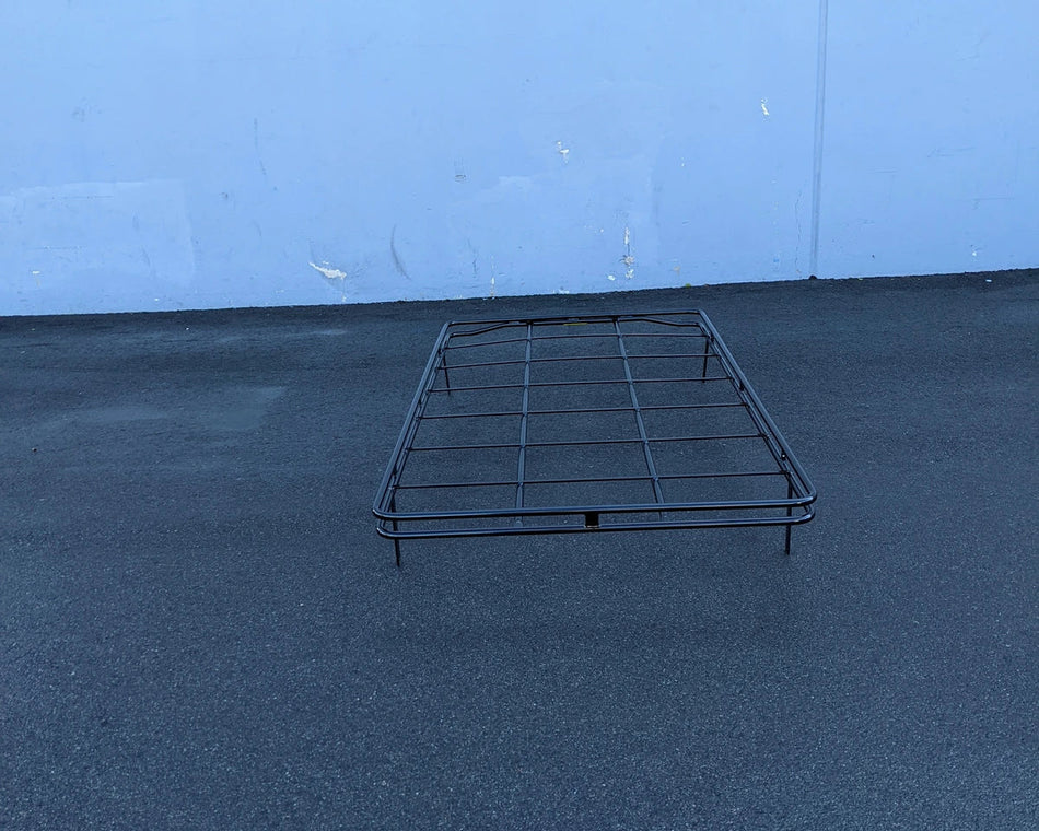EAGLE-116INCH-84RR3 EAGLE SHADE TOP ROOF RACK custom fabrication for golf carts, black metal roof rack designed for carrying cargo and accessories on golf cart tops.