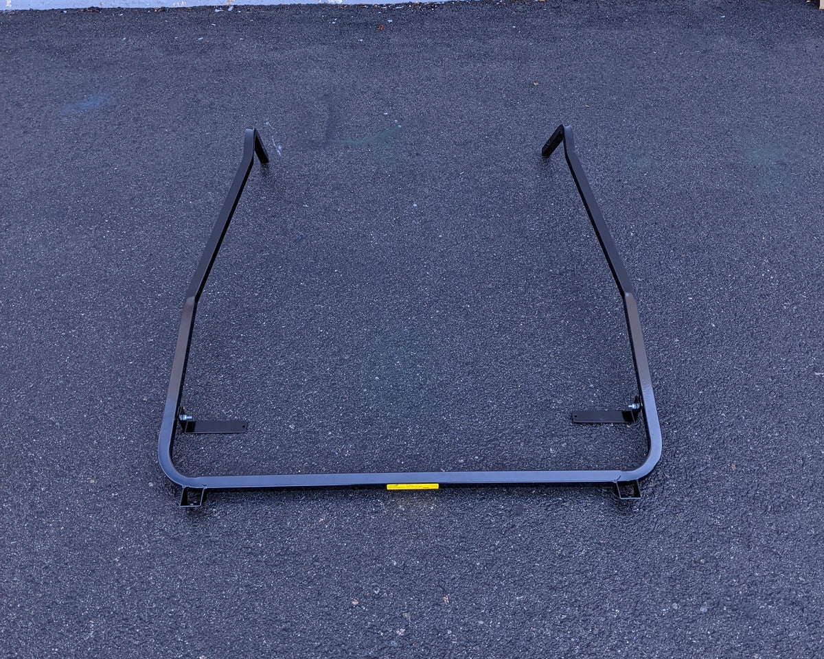 CC-DS08+-FTS CLUB CAR DS 2008 AND NEWER MODEL FRONT TOP SUPPORT metal frame designed for secure mounting on golf carts, suitable for cargo and utility applications.