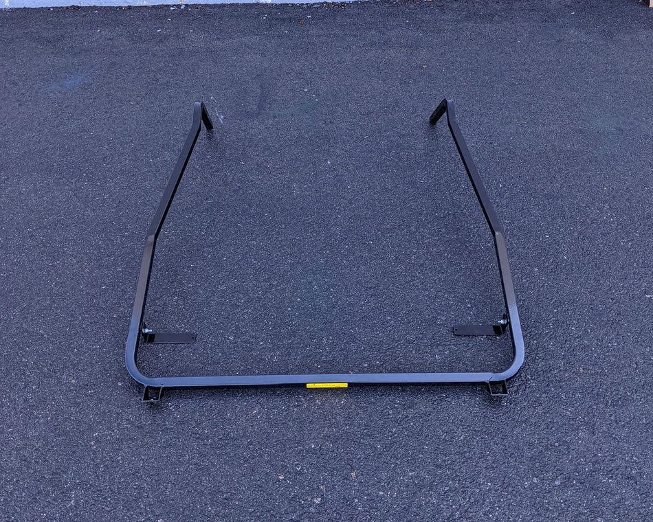 CC-DS08+-FTS CLUB CAR DS 2008 AND NEWER MODEL FRONT TOP SUPPORT metal frame designed for secure mounting on golf carts, suitable for cargo and utility applications.
