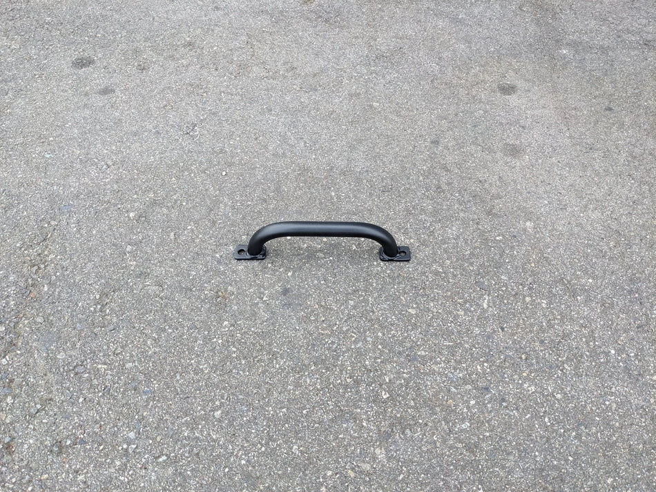 GRAB HANDLE 7″ multi-purpose heavy-duty bolt-on handle in black, designed for custom fabrication on golf carts, ideal for utility boxes and cargo applications.