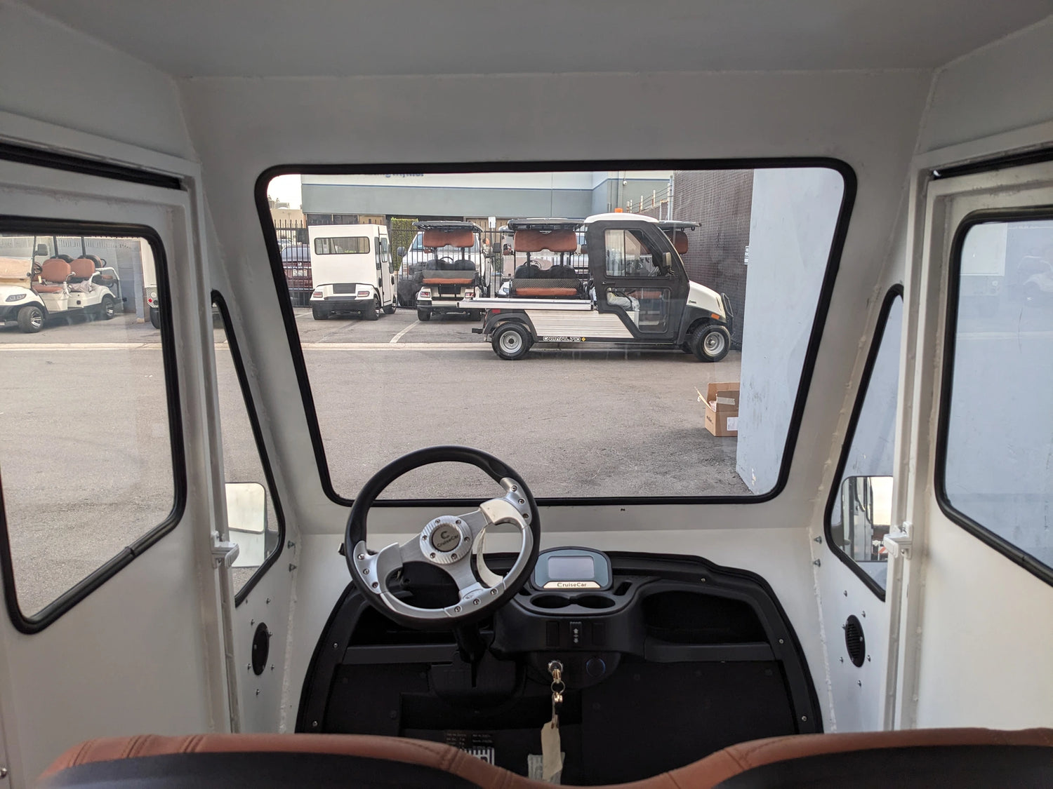 ACE-CRUISE-C40FS-4D Aluminum Cab for Cruise Car C40FS - angled view.