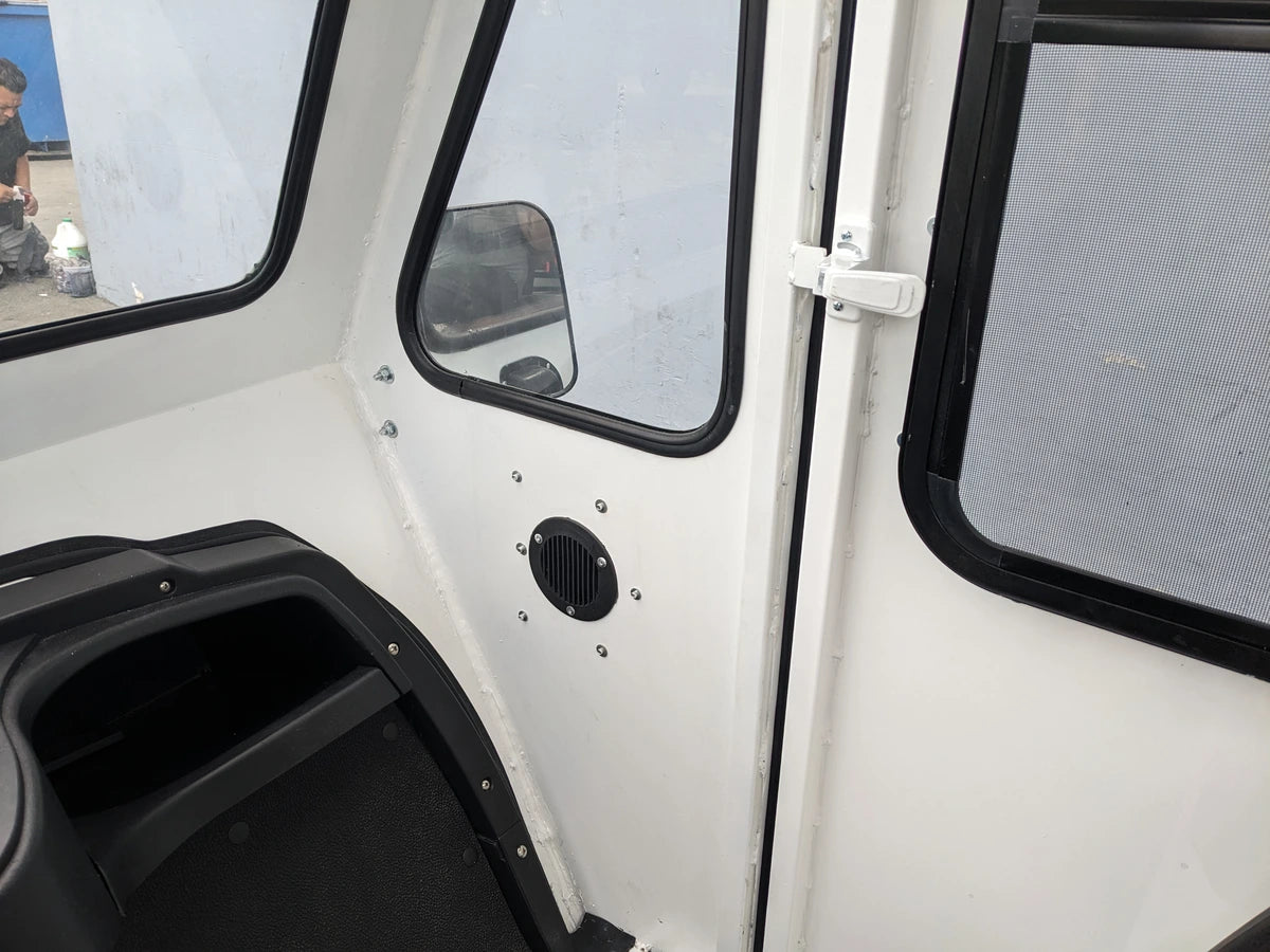 ACE-CRUISE-C20FS-2D Aluminum Cab for Cruise Car C20FS, detailed view.