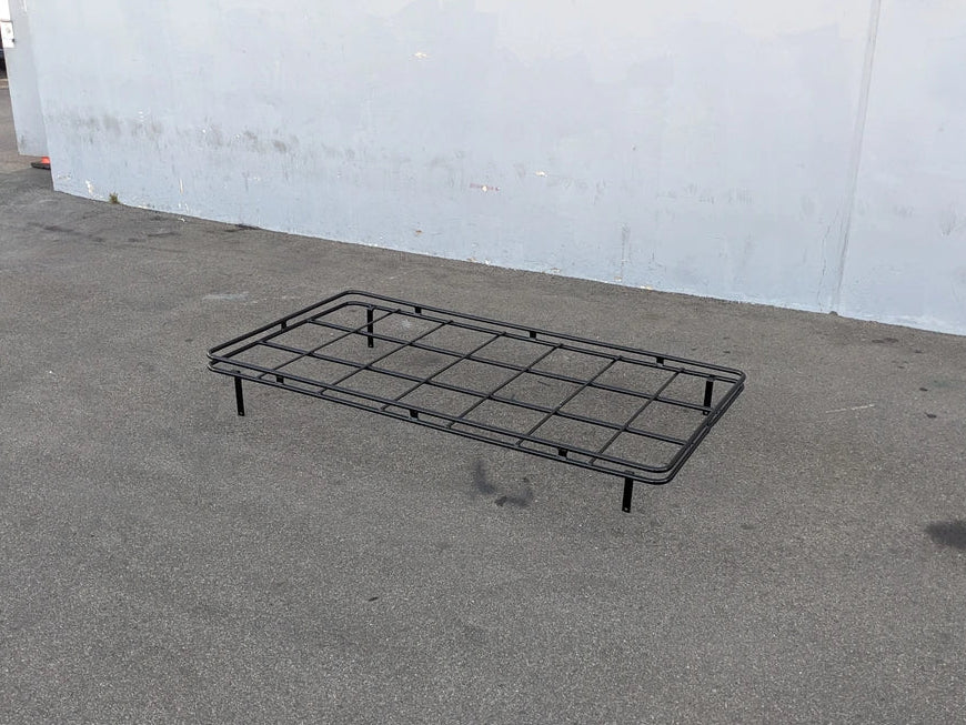 EVO-CLASSIC2-6PASS-84RR3 EVOLUTION CLASSIC 6 PASSENGER ROOF RACK designed with custom fabrication for golf carts, featuring a sturdy black metal frame suited for cargo and utility hauling.
